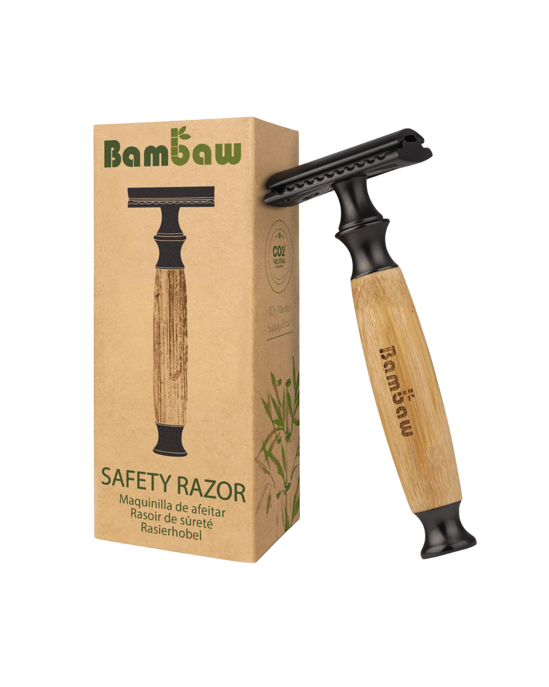 Bamboo Safety Razor | Classic Dark