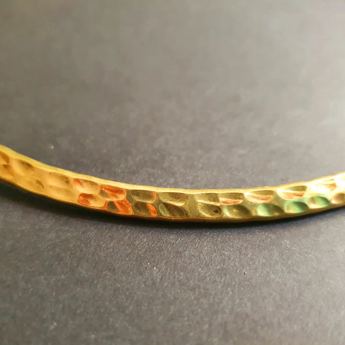 Ethnic Choker Brass Necklace - Image 2