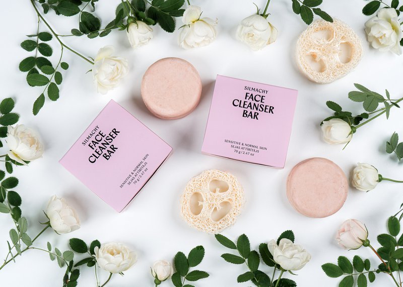 Gentle Foaming Face Cleanser with Pink Clay & Shea Butter | For Sensitive & Normal Skin - Image 4