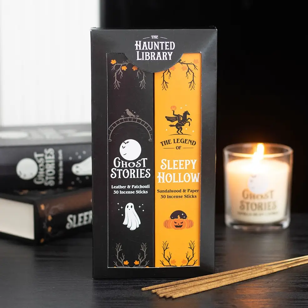 Set of 2 Haunted Library Halloween | Incense Stick Packs - Image 3